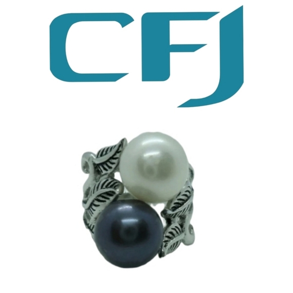 🎖Stunning CFJ Freshwater Pearl Ring with Jewelry Bag 👑(COPY) - Picture 1 of 7